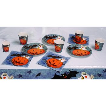 19 r&eacute;szes Halloween Asztali K&eacute;szlet (6 szett)