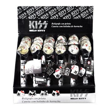 HELLO KITTY - 2 AZ 1-BEN GOLY&Oacute;STOLL &Eacute;S PATTOG&Oacute; LABDA - FEKETE (24 db)