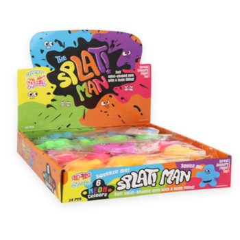 SQUEEZY SPLAT MAN - VEGYES SZ&Iacute;NEK - DISPLAY-BEN (24 db)