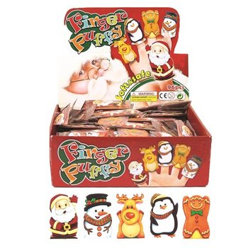 Karácsonyi Ujjbábok - Modell: XMAS Figurák (96 db)