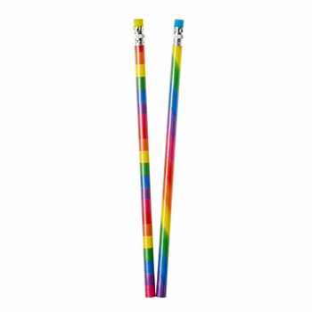 Szivárvány Ceruza Radírral (12 db) - Nagykereskedés