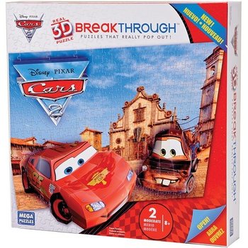 Megapuzzles Breakthrough 3D Verd&aacute;k 2 (Cars) - 50671AEG