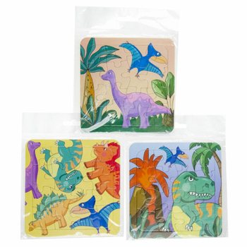 Vegyes Dinoszaurusz Puzzle - 14x14 cm (50 db)