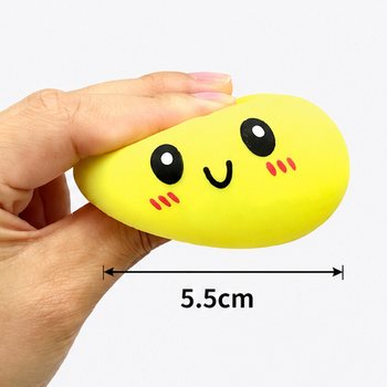 RAGE - Squishy Bun Gomb&oacute;c KICSI (M&eacute;rete: 5.5 x 5.5 x 3 cm) - Viral 2026 Fidget Toy (24 db)
