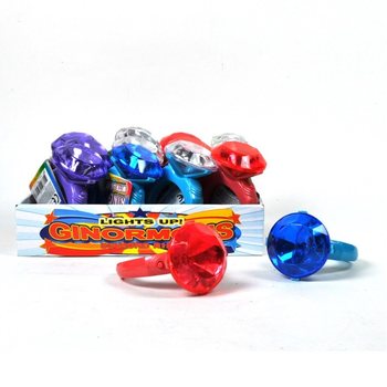 Nagy Bling Bling Vil&aacute;g&iacute;t&oacute; Gyűrűs Kark&ouml;tő (12 db)