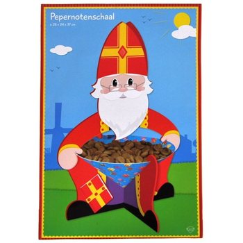 Nagy Pepernoten K&iacute;n&aacute;l&oacute;t&aacute;l Sinterklaas 26 x 24 x 33 cm (6 db)