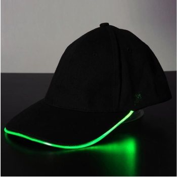 VIL&Aacute;G&Iacute;T&Oacute; LED SAPKA / PARTY CAPS - SZ&Iacute;N: Z&Ouml;LD (12 DB)