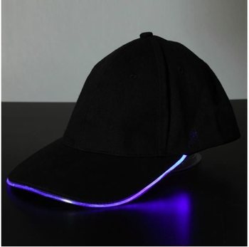 VILÁGÍTÓ LED SAPKA / PARTY SAPKÁK - SZÍN: LILA (12 db)