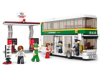 Sluban Emeletes Busz M38-B0331 (1 db)