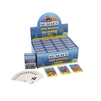 Mini Játékkártya – Tengeri Élet Modell Kijelzőben (24 db)