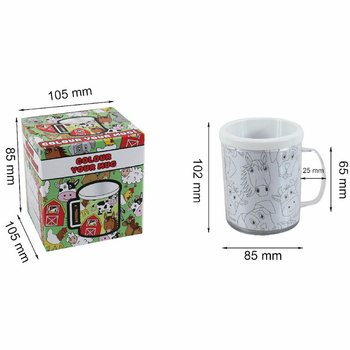 Tanyasi &aacute;llatok - Sz&iacute;nezd ki saj&aacute;t poharadat (2 db)
