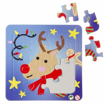 Kar&aacute;csonyi puzzle 14x14 cm (50 db)