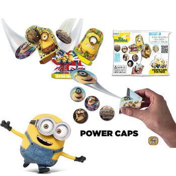 MINIONS POWER CAPS FUN PACK KORONGKIL&Ouml;VŐK MEGLEPET&Eacute;SCSOMAGBAN (100 db)