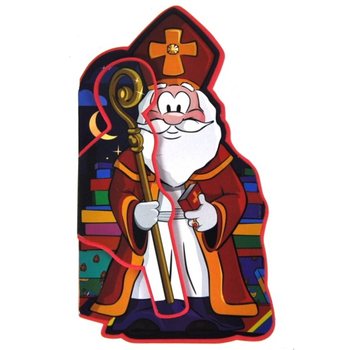 Nagy habszivacs Sinterklaas / Mikul&aacute;s k&ouml;nyv 30 cm (3 db)