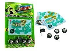 3D habszivacs gokart kirak&oacute; motorral (24 db)