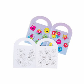 Kis Smiley sz&iacute;nező f&uuml;zetek matric&aacute;kkal (48 db)