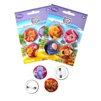 Disney Micimack&oacute; 4 r&eacute;szes kitűző k&eacute;szlet (24 db)