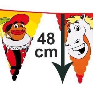 Nagy Sinterklaas &eacute;s Piet Z&aacute;szl&oacute;f&uuml;z&eacute;r 6 m&eacute;ter (13 db)