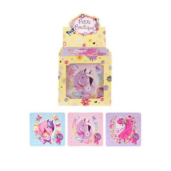 Pónis / Lovas Puzzle 13 x 12 cm Display-ben (108 db)