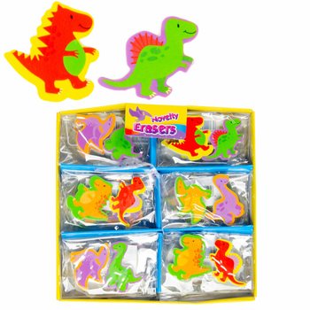 2 db-os DINO Radír Szett Displayben (36 szett)