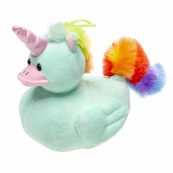 PL&Uuml;SS UNIDUCKZ - UNIKORNIS KACSA - VEGYES SZ&Iacute;NEK - 12x24x17 CM (8 db)