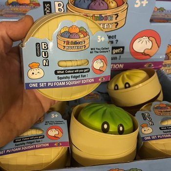 RAGE - Squishy Bun Dumplings NAGY - ONE SET PU FOAM SQUISHY EDITION (12 db)