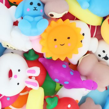 Mix Squishy figur&aacute;k v&ouml;d&ouml;rben (100 db)