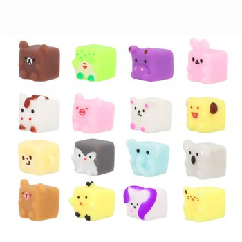 ZS&Aacute;KBAMACSKA SQUISHY - CUBE ANIMALS - DISPLAYBEN (96 db)