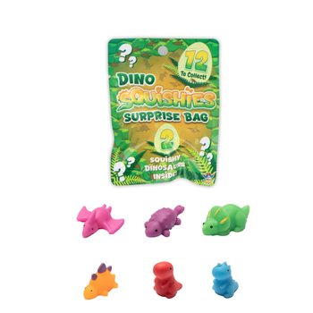 MEGLEPET&Eacute;S TASAK / BLINDBAG - SQUISHY DINOSZAURUSZOK (24 db)