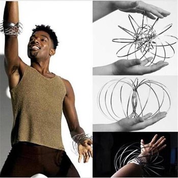 M&aacute;gikus Gyűrűk / Flow Rings - Kinetic 3D Magic Ring - EZ&Uuml;ST | K&Aacute;RTY&Aacute;N (12 db)