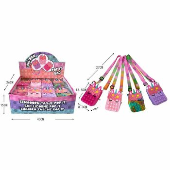 UNICORN / EGYSZARV&Uacute; POP-IT T&Aacute;SKA DISPLAY-BEN (24 db)