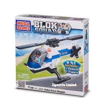 MEGA BLOKS - TŰZOLT&Oacute; J&Aacute;RŐR SUV &Eacute;S RENDŐRS&Eacute;GI HELIKOPTER (2 db)