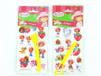 D&ouml;rzs&ouml;lős matrica / Transzfer matrica Strawberry Shortcake (24 db)