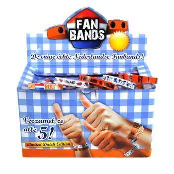 ***SZUPER OLCS&Oacute;*** FAN BANDS / HOLLAND KARK&Ouml;TŐK DISPLAY-BEN (160 db)