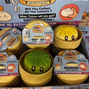 RAGE - Squishy Bun Dumplings NAGY - ONE SET PU FOAM SQUISHY EDITION (12 db)