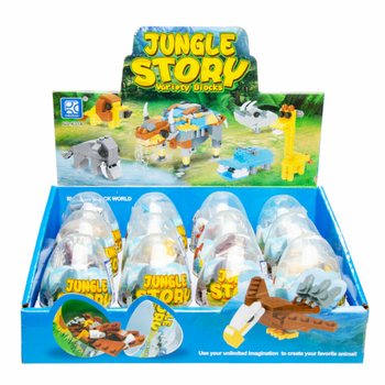 &Eacute;P&Iacute;TŐKOCK&Aacute;K TOJ&Aacute;SBAN - JUNGLE &Aacute;LLATOK MIX (12 db)