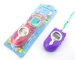 Akasztható LCD Óra Mobiltelefon Formájú (24 db)
