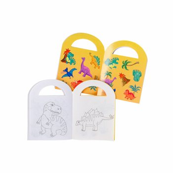 Dinoszauruszos Kifestők Matric&aacute;kkal (48 darab)