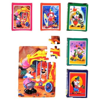 Aranyos Cirkuszi Kirak&oacute;s K&eacute;szlet Display-ben (36 db)
