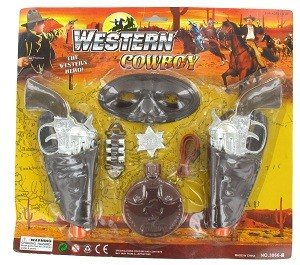 WESTERN COWBOY JÁTÉKKÉSZLET (6 db)