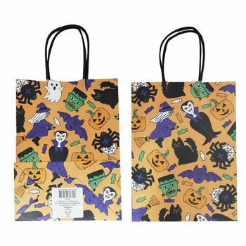 Halloween pap&iacute;r aj&aacute;nd&eacute;ktasakok 16x9x22 cm (12 db)