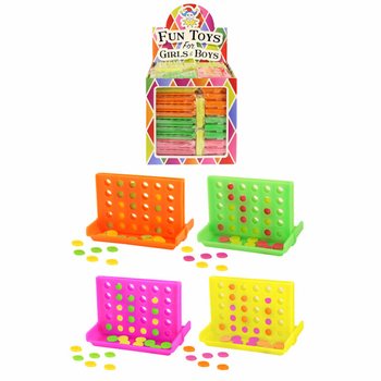 4-et egy sorba j&aacute;t&eacute;k display-ben - vegyes sz&iacute;nek (52 db)