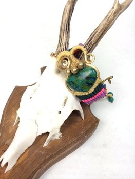 HANDMADE ORIGINALS Karkötő GREENSTONE Sárga (1 db)