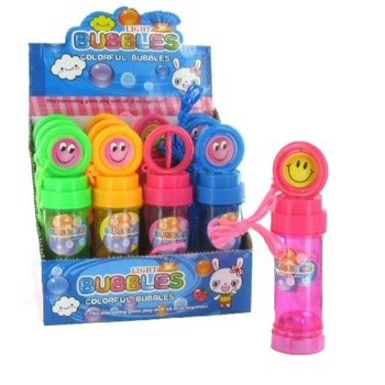 Vil&aacute;g&iacute;t&oacute; Szappanbubor&eacute;kf&uacute;j&oacute; Smiley (12 db)