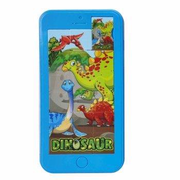 Dinoszaurusz Tologat&oacute;s Puzzle - 8x16 cm