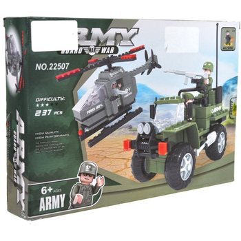 BRICKS &Eacute;p&iacute;tőkock&aacute;k Katonai Helikopter &eacute;s Jeep
