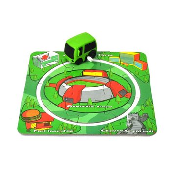 J&aacute;rművek puzzle p&aacute;ly&aacute;val (10 db)