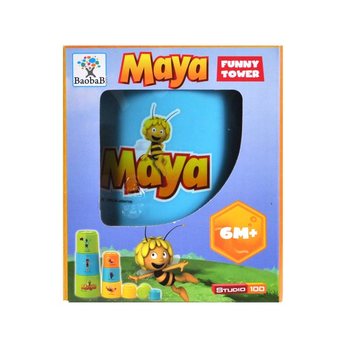 MAJA A M&Eacute;HECSKE FUNNY TOWER &Eacute;P&Iacute;TŐKOCKA TORONY (6 db)