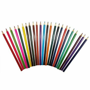 Nagy 24 r&eacute;szes sz&iacute;nes ceruza k&eacute;szlet (12 db)