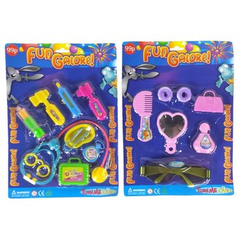 Fun Galore l&aacute;nyos j&aacute;t&eacute;k k&eacute;szlet kartonon 30cm (12 db)